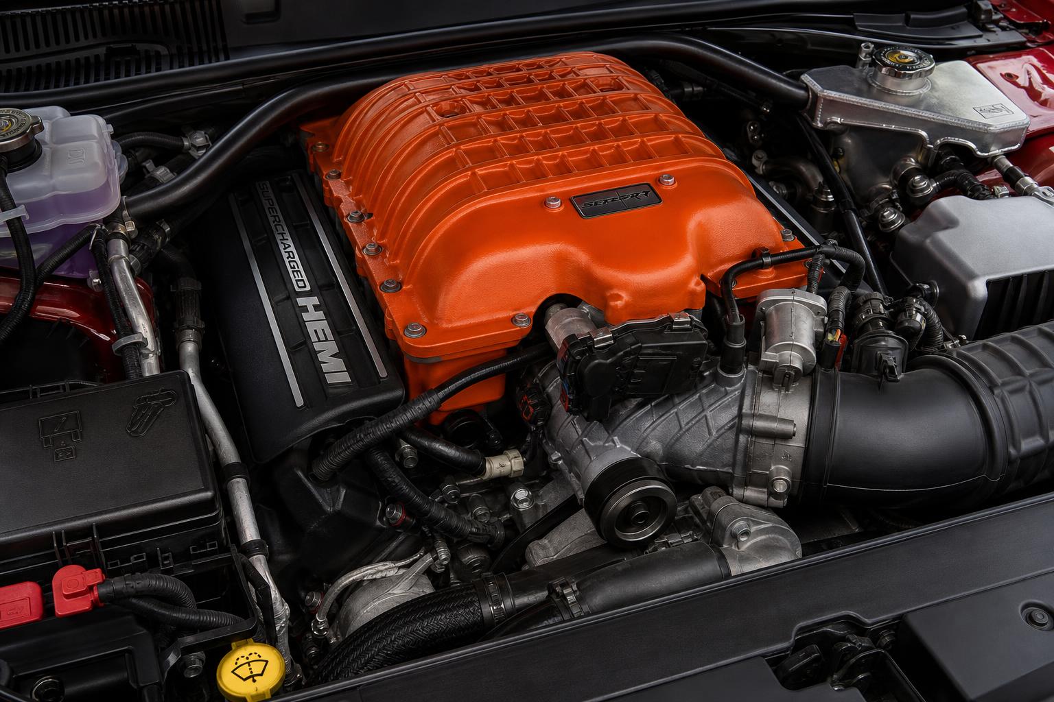 HELLCAT 6.2L engine bay